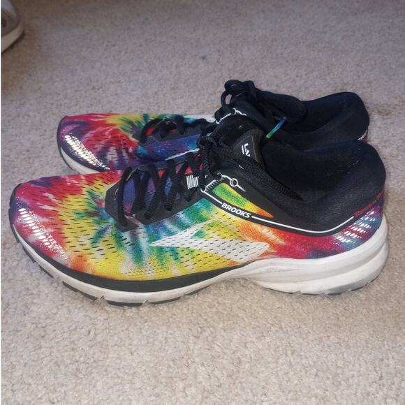 Women's Brooks Launch 5 Rock N Roll Sneakers 10,5 Tie Dye - Picture 2 of 3